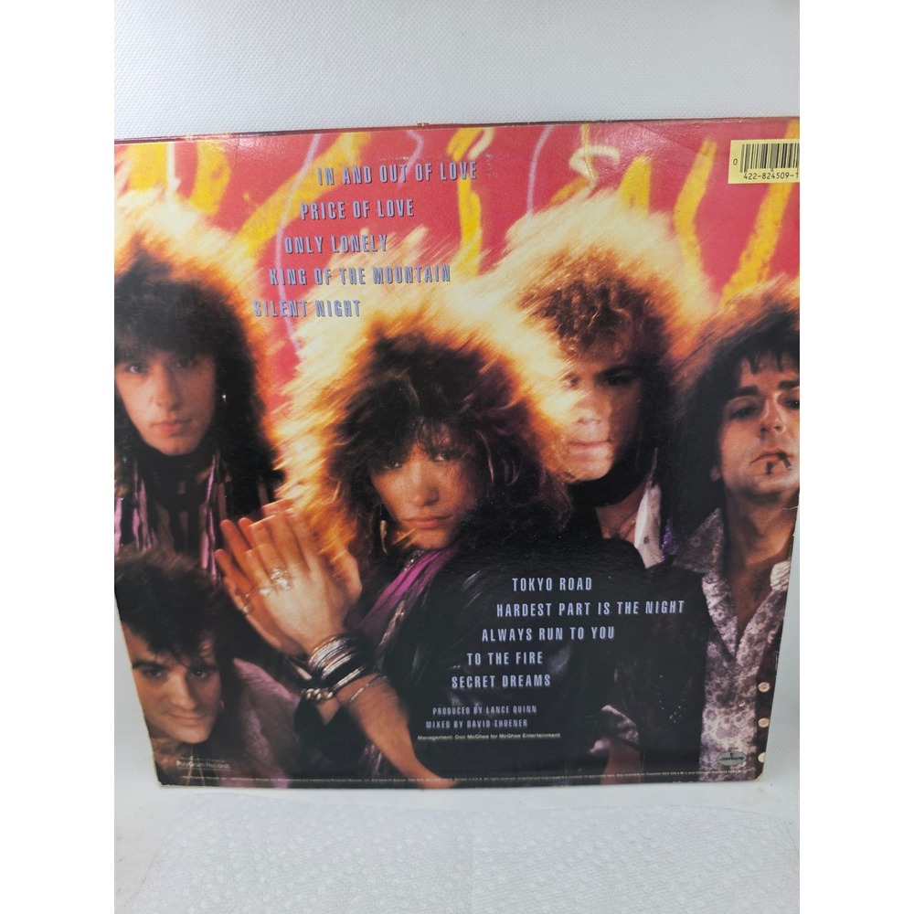 Bon Jovi 7800‎ Fahrenheit Vinyl LP 1985 Mercury 422-824 509-1 M-1 Rock Record - Picture 2 of 5